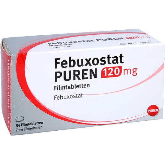 Febuxostat Puren 120 Mg Filmtabletten (84 stk)