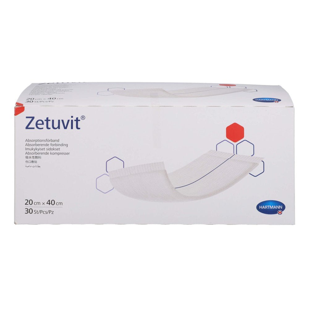 Das Produktfoto zeigt Zetuvit Saugkompressen Unsteril 20x40 Cm (30 stk) PZN 14307009
