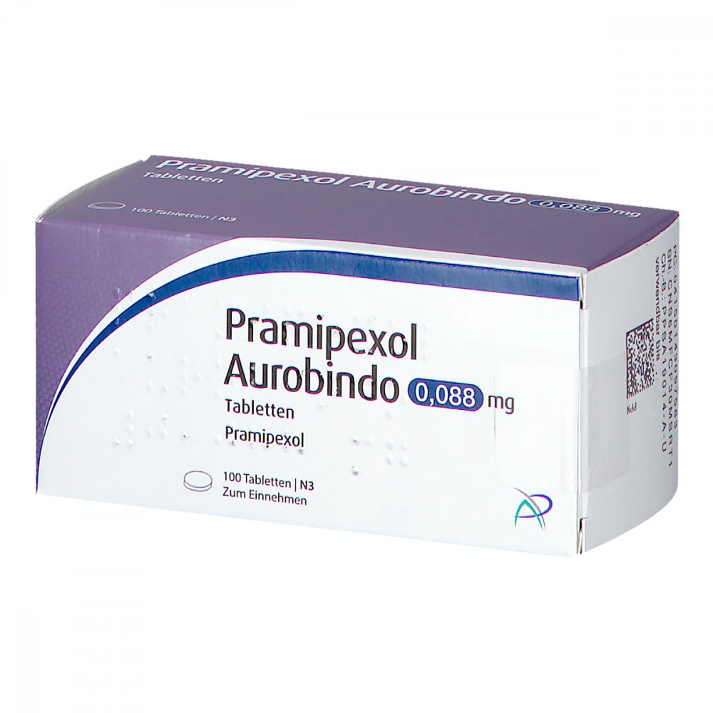 Pramipexol Aurobindo 0,088 Mg Tabletten (100 stk)
