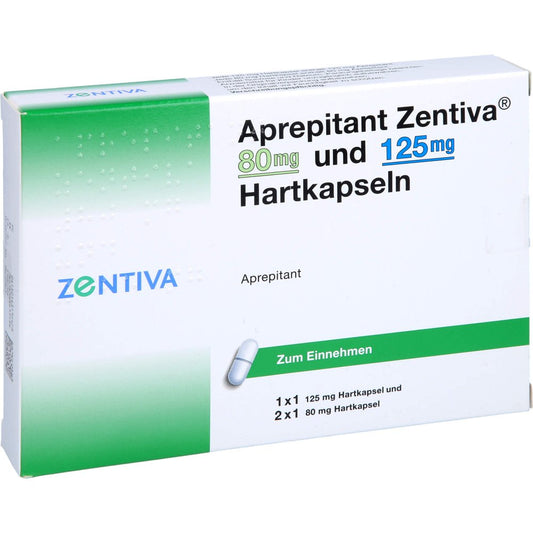 Aprepitant Zentiva 80 Mg Und 125 Mg Hartkapseln (3 stk)