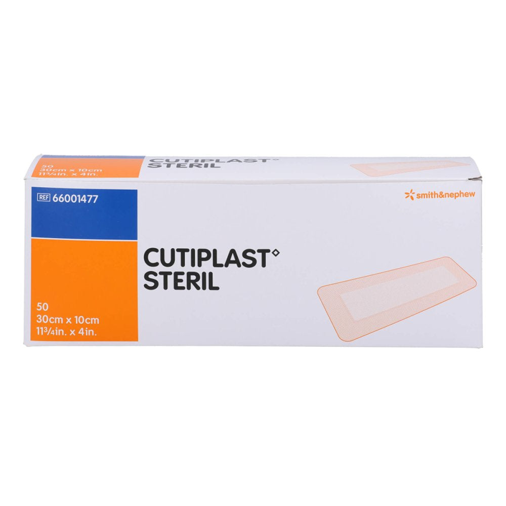 Das Produktfoto zeigt Cutiplast Steril Wundverband 10x30 Cm (50 stk) PZN 14329761