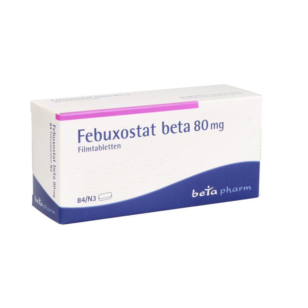 Febuxostat Beta 80 Mg Filmtabletten (84 stk)
