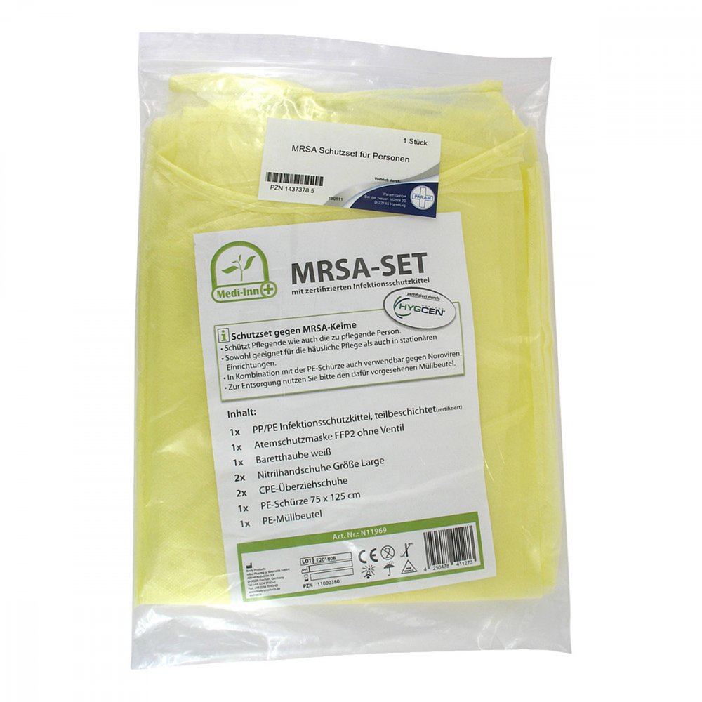 Das Produktfoto zeigt Mrsa Schutzset Für Personen (1 stk) PZN 14373785