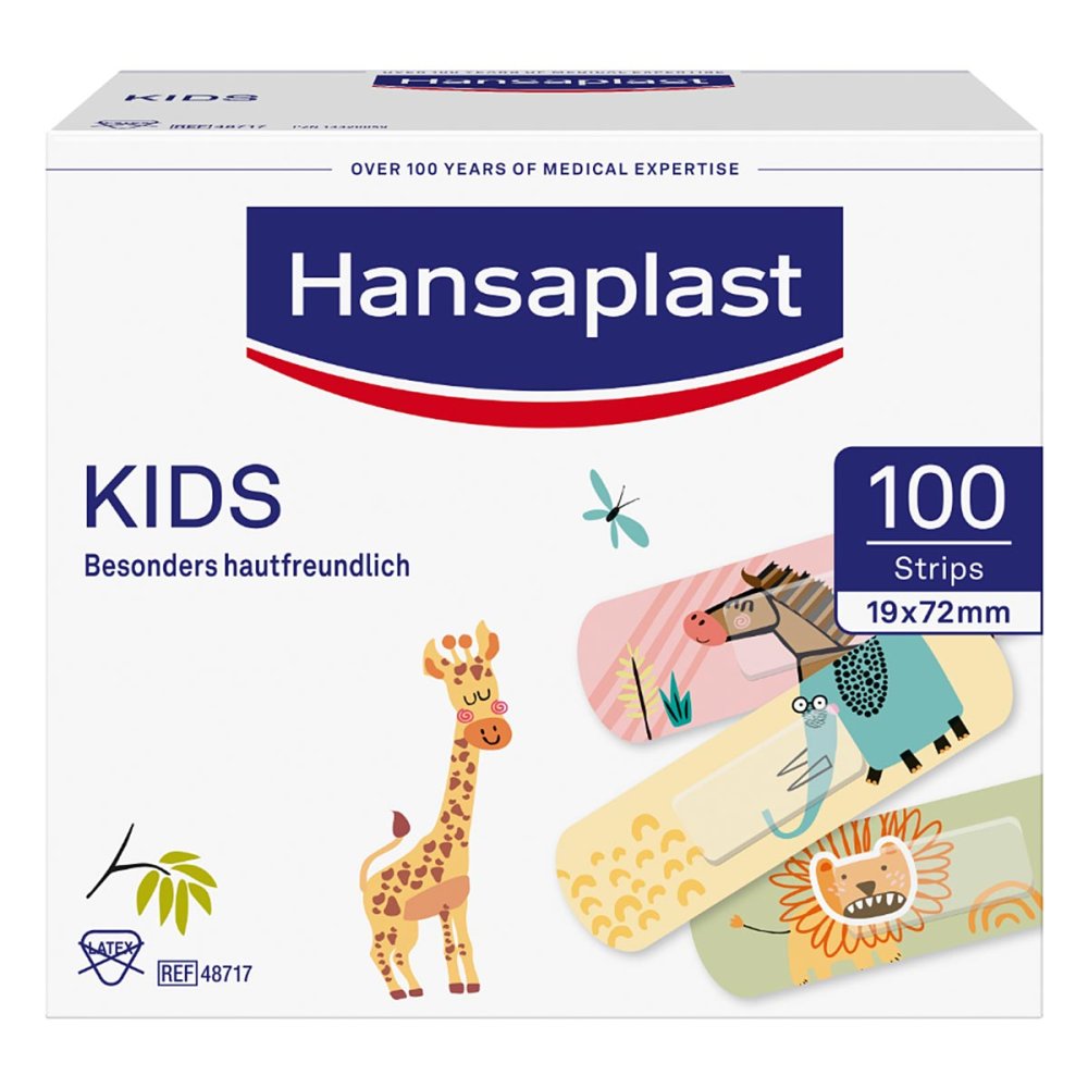 Hansaplast Kids Pflasterstrips Universal 1,9x7,2cm (100 stk)