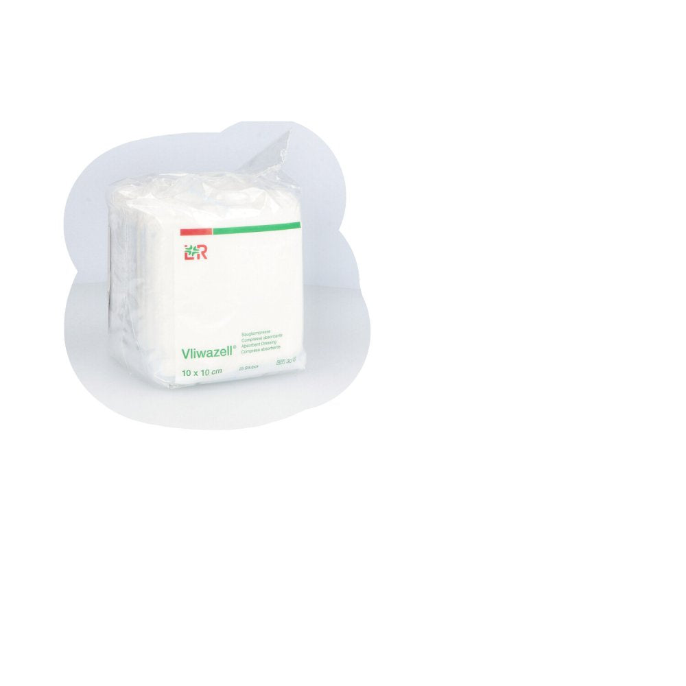 Vliwazell Saugkompressen Unsteril 10x10 Cm (25 stk)