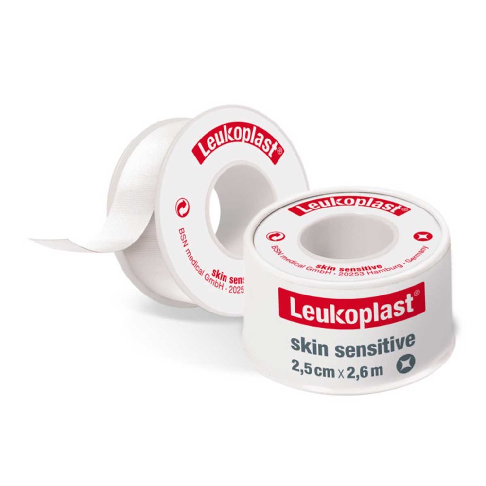 Leukoplast Skin Sensitive 2,5 Cmx2,6 M M.Schutzr. (1 stk)