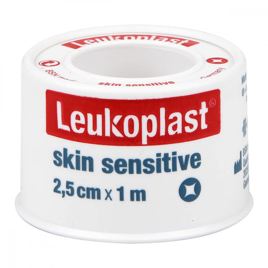 Das Produktfoto zeigt Leukoplast Skin Sensitive 2,5 Cmx1 M M.Schutzring (1 stk) PZN 15190911