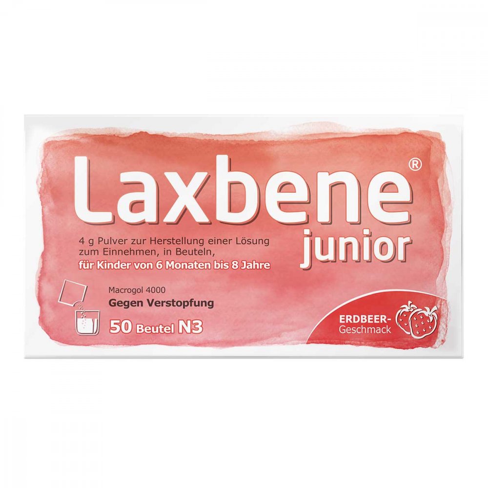 Laxbene Junior 4 G Plv.Z.H.E.Lsg.Z.Einn.Kdr.6m-8j (50 stk)