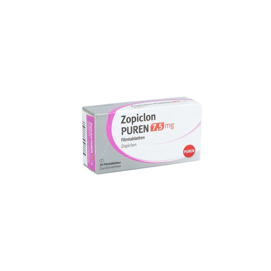 Zopiclon Puren 7,5 Mg Filmtabletten (20 stk)