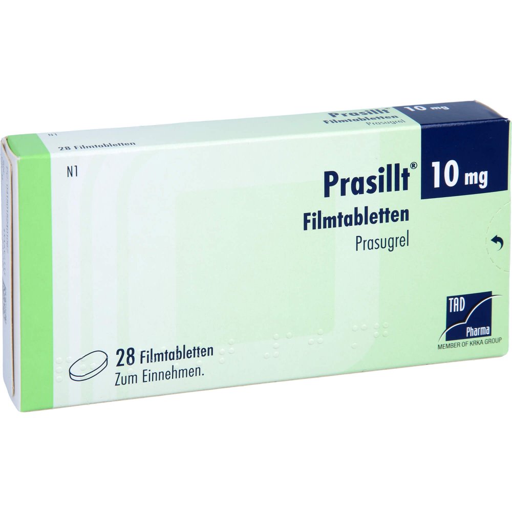 Das Produktfoto zeigt Prasillt 10 Mg Filmtabletten (28 stk) PZN 15240106