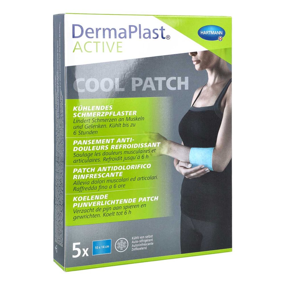 Dermaplast Active Cool Patch 10x14 Cm (5 stk)