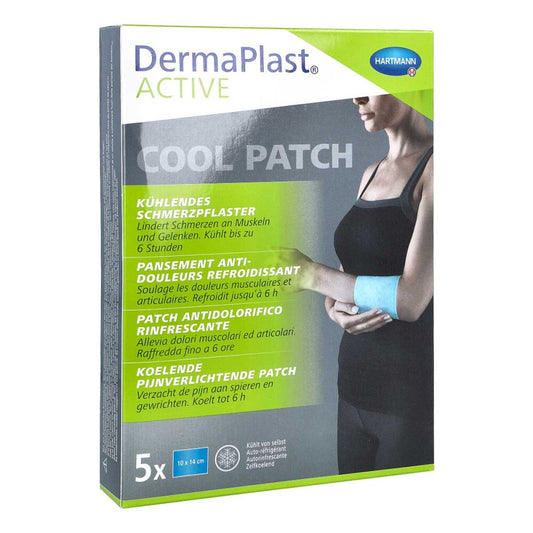 Das Produktfoto zeigt Dermaplast Active Cool Patch 10x14 Cm (5 stk) PZN 15241235