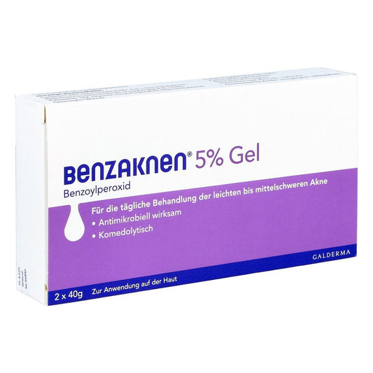 Benzaknen 5% Gel (2X40 g)