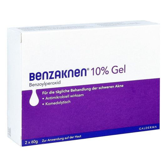 Benzaknen 10% Gel (2X60 g)