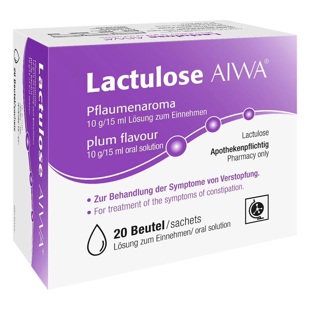 Lactulose Aiwa Pflaumenaroma 10 G/15 Ml Lsg.Z.Einn (20X15 ml)