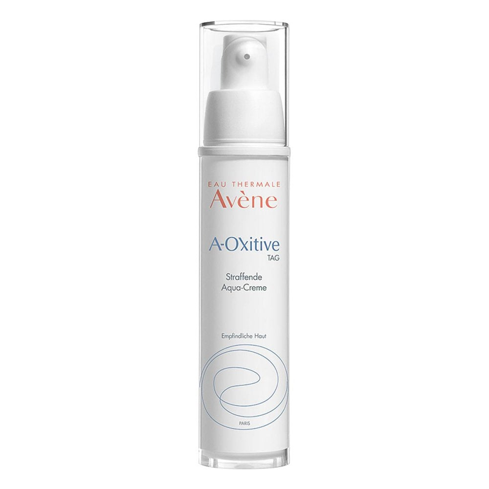 Das Produktfoto zeigt Avene A-Oxitive Tag Straffende Aqua-Creme (30 ml) PZN 15262740