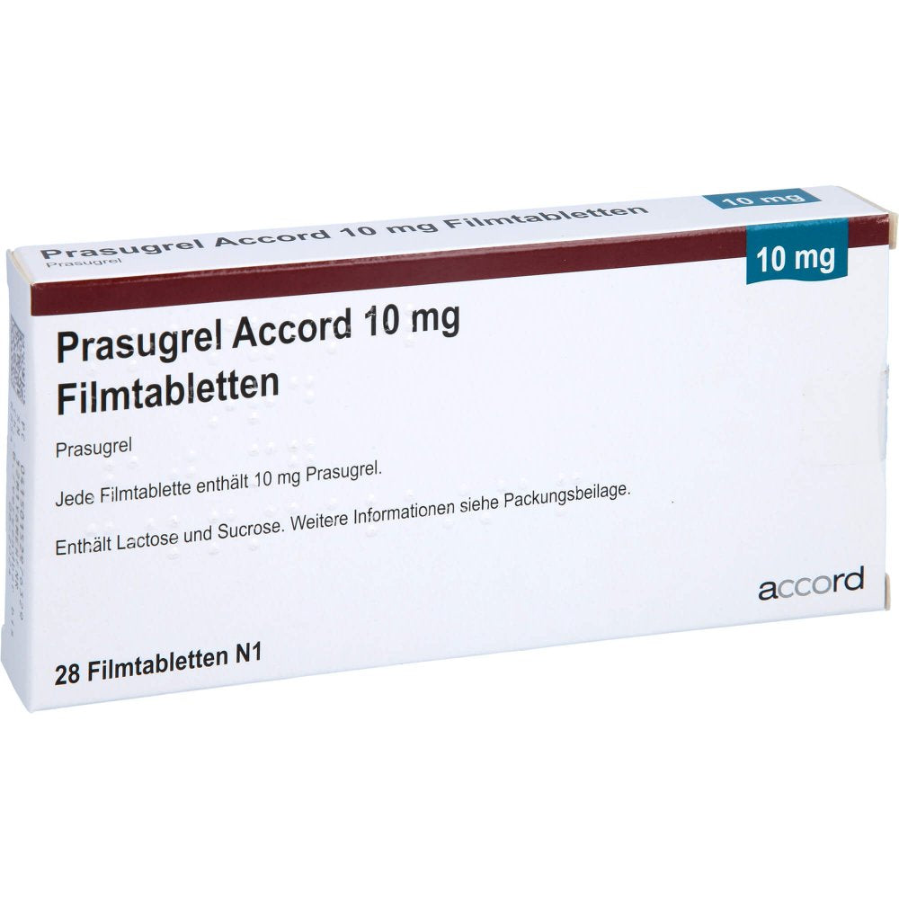 Das Produktfoto zeigt Prasugrel Accord 10 Mg Filmtabletten (28 stk) PZN 15297632
