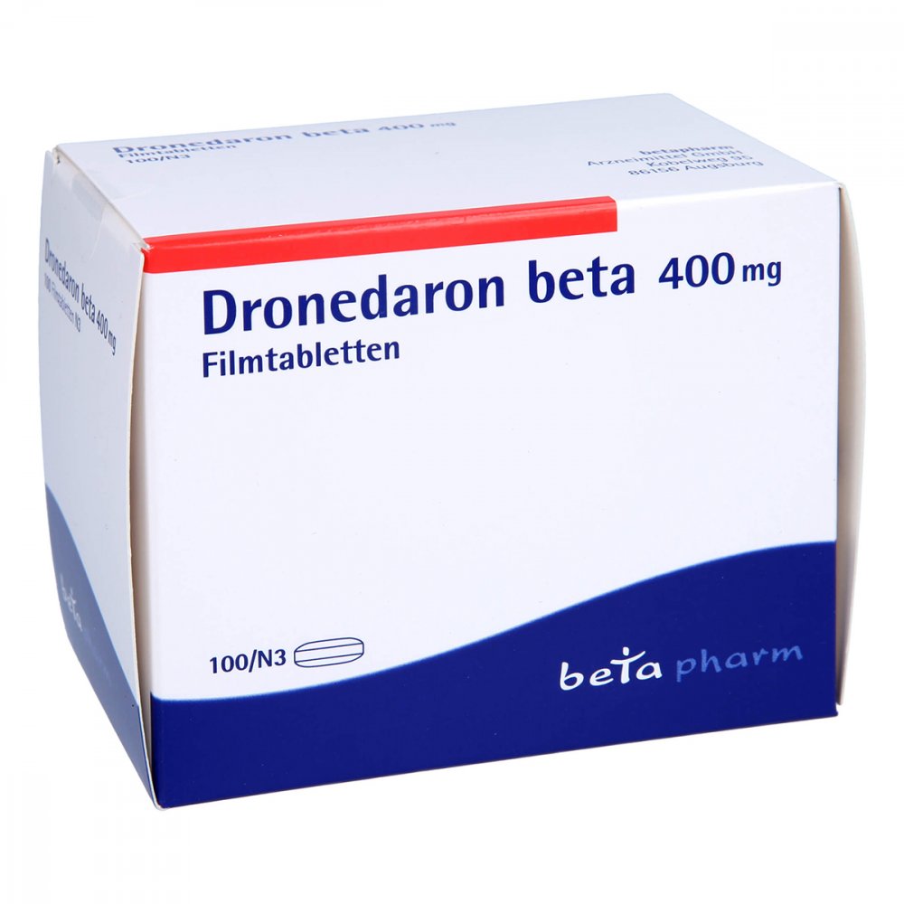 Dronedaron Beta 400 Mg Filmtabletten (100 stk)
