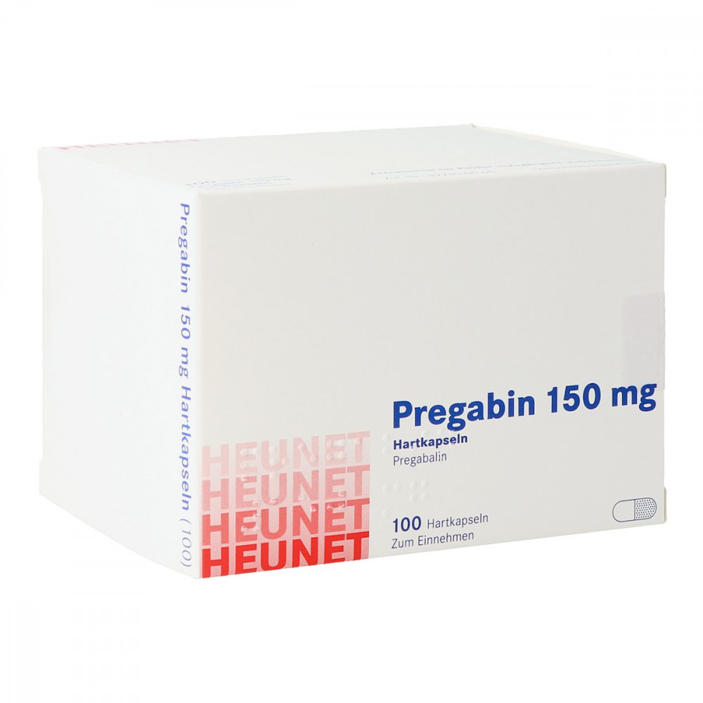 Pregabin 150 Mg Hartkapseln Heunet (100 stk)