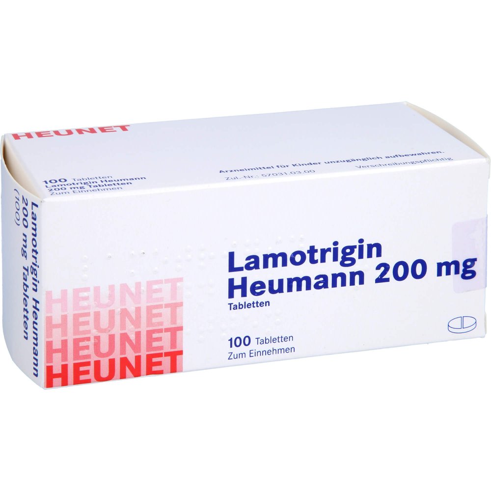 Lamotrigin Heumann 200 Mg Tabletten Heunet (100 stk)