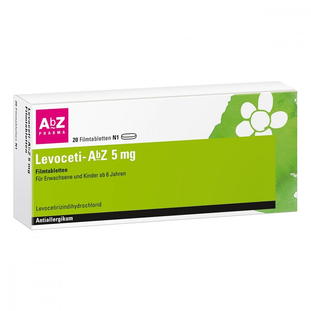 Levoceti-Abz 5 Mg Filmtabletten (20 stk)
