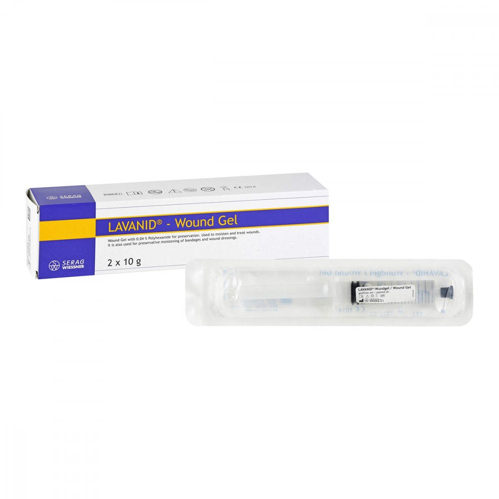 Das Produktfoto zeigt Lavanid Wundgel (2X10 g) PZN 15372256