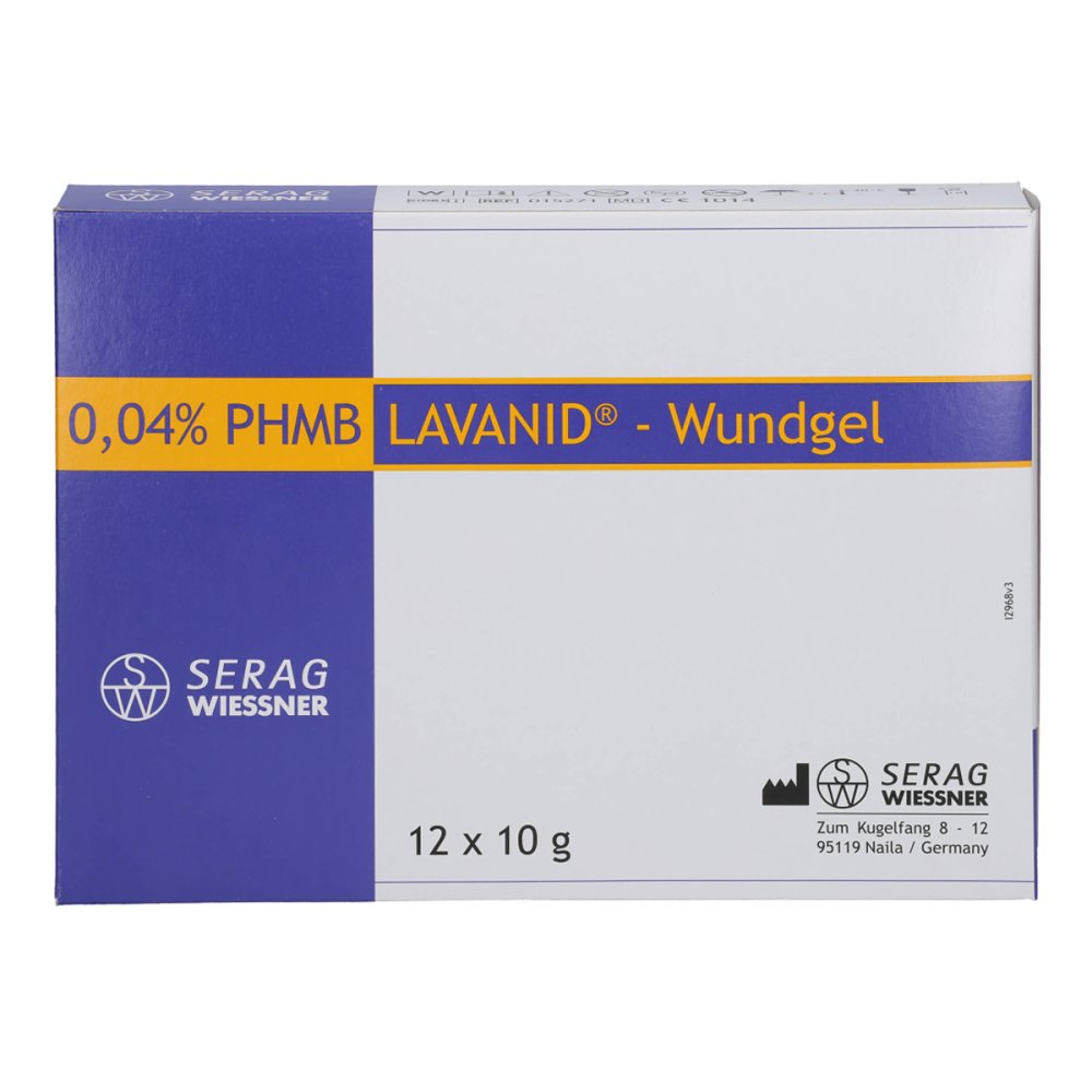Das Produktfoto zeigt Lavanid Wundgel (12X10 g) PZN 15372279