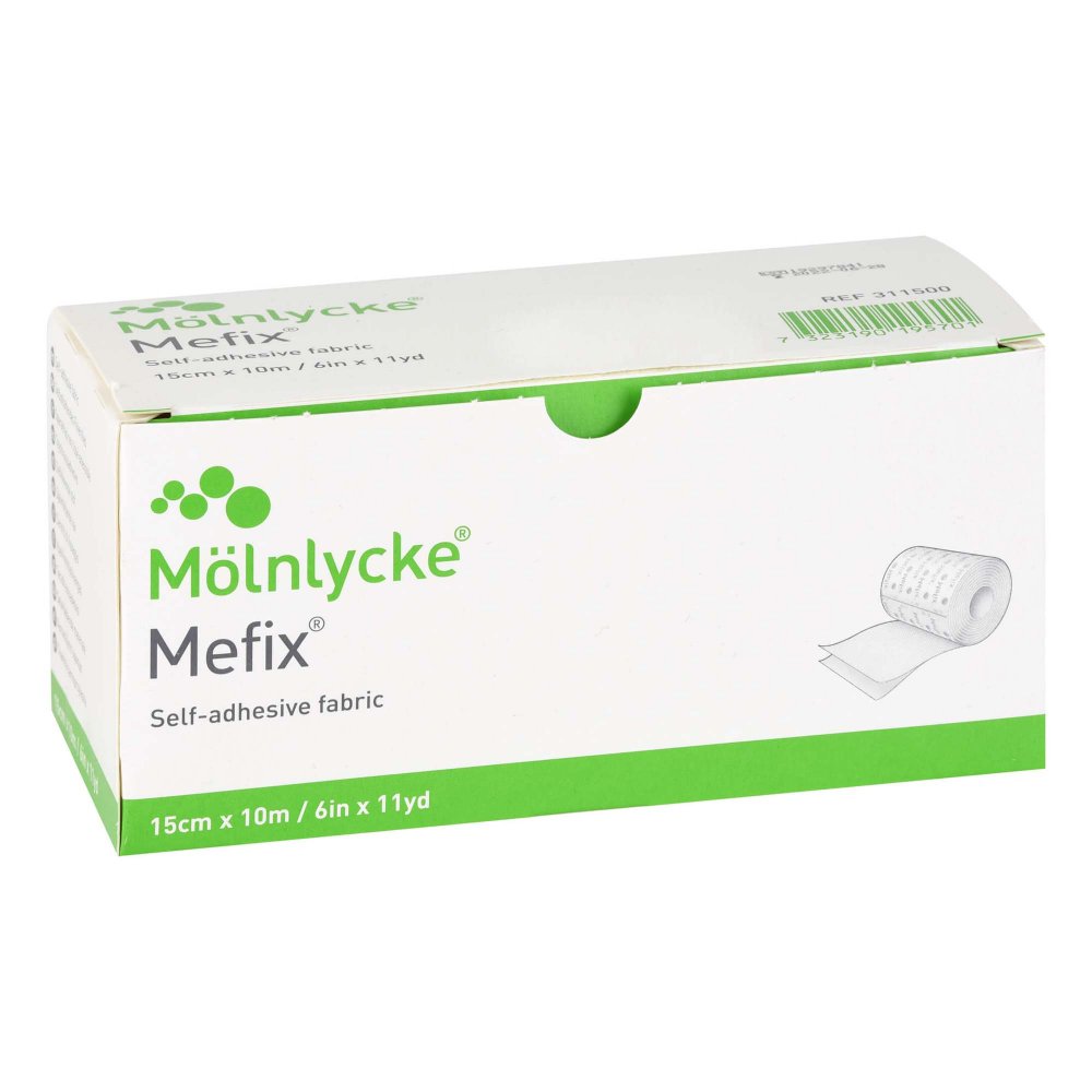 Das Produktfoto zeigt Mefix Fixiervlies 15 Cmx10 M (1 stk) PZN 15375361