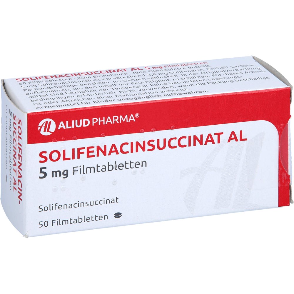 Solifenacinsuccinat Al 5 Mg Filmtabletten (50 stk)