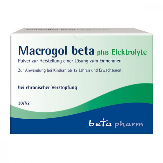 Macrogol Beta Plus Elektrolyte Plv.Z.H.E.L.Z.Einn. (30 stk)