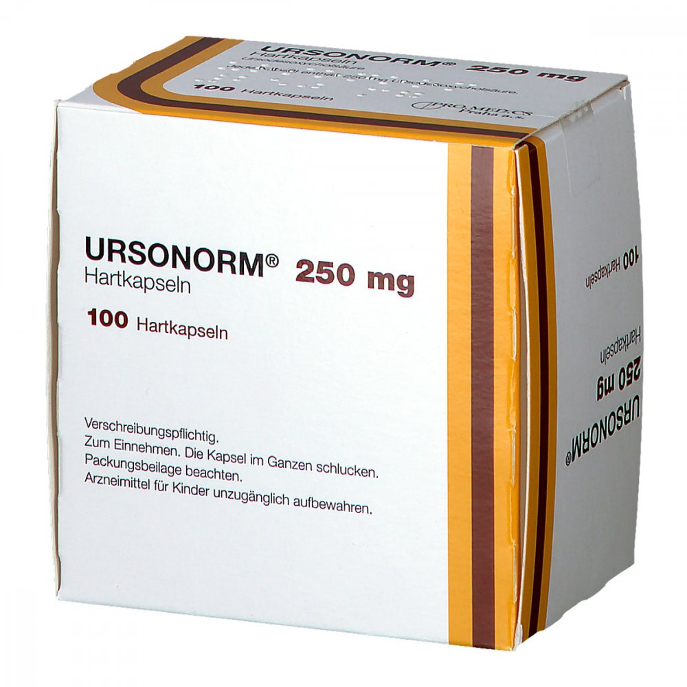 Das Produktfoto zeigt Ursonorm 250 Mg Hartkapseln (100 stk) PZN 15410838