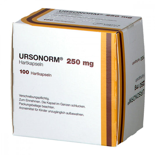 Das Produktfoto zeigt Ursonorm 250 Mg Hartkapseln (100 stk) PZN 15410838