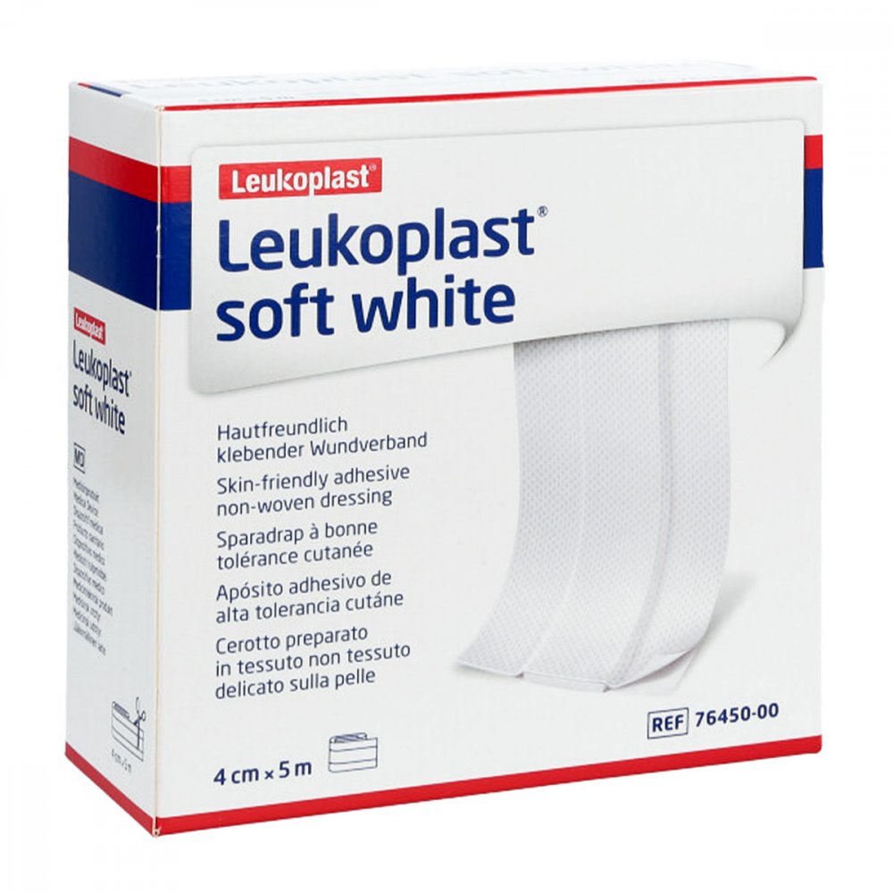 Leukoplast Soft White Pflaster 4 Cmx5 M Rolle (1 stk)