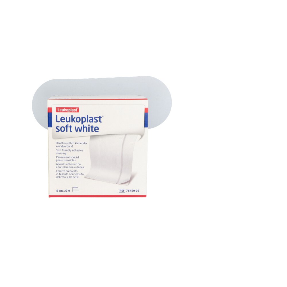 Leukoplast Soft White Pflaster 8 Cmx5 M Rolle (1 stk)