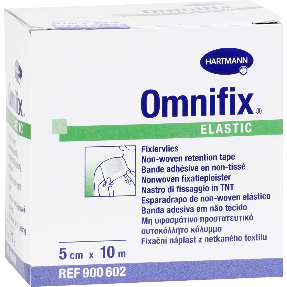 Das Produktfoto zeigt Omnifix Elastic 5 Cmx10 M Rolle (1 stk) PZN 15424467