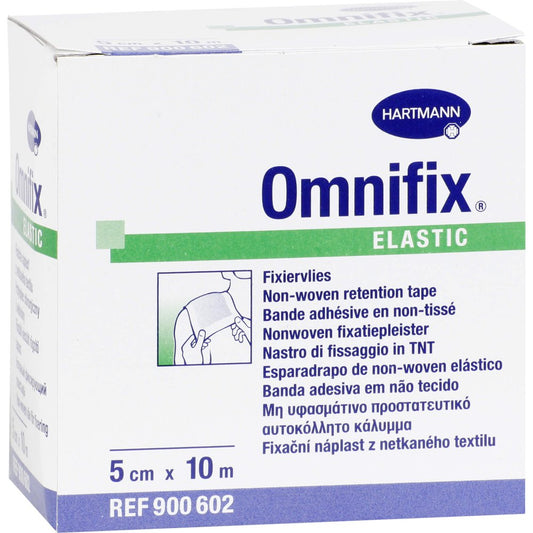 Das Produktfoto zeigt Omnifix Elastic 5 Cmx10 M Rolle (1 stk) PZN 15424467