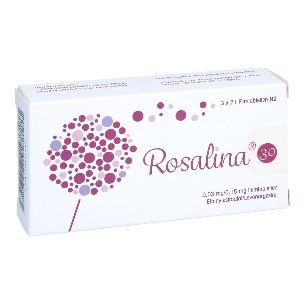 Rosalina 30 0,03 Mg/0,15 Mg Filmtabletten (63 stk)