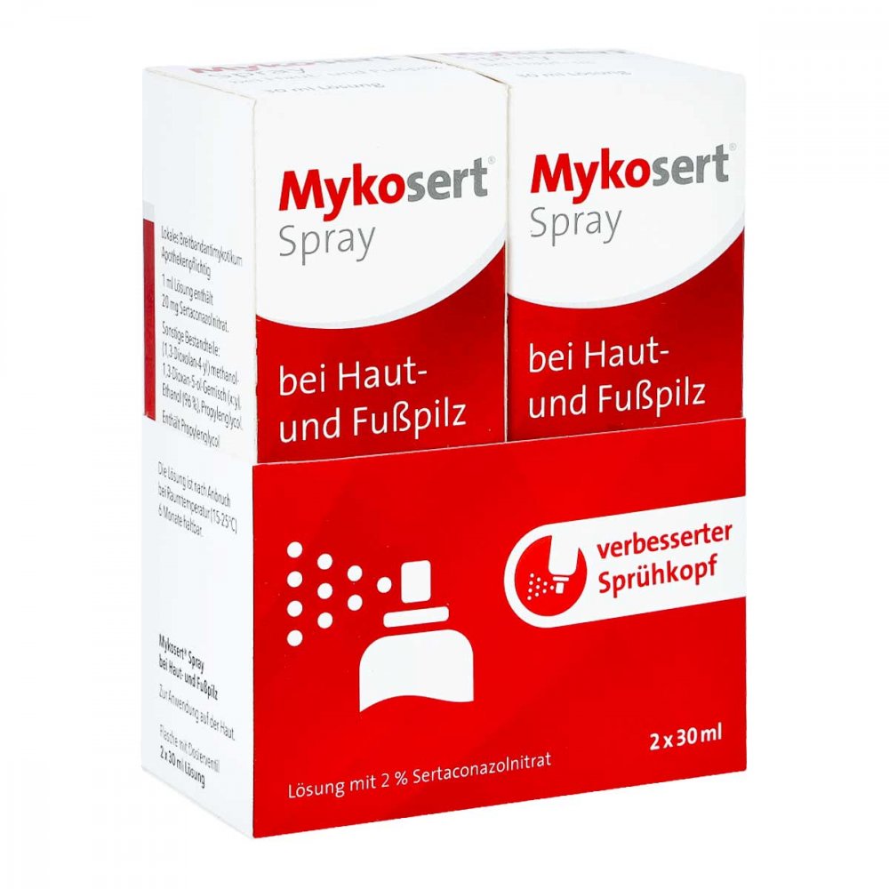 Mykosert Spray Bei Haut- Und Fußpilz (2X30 ml)