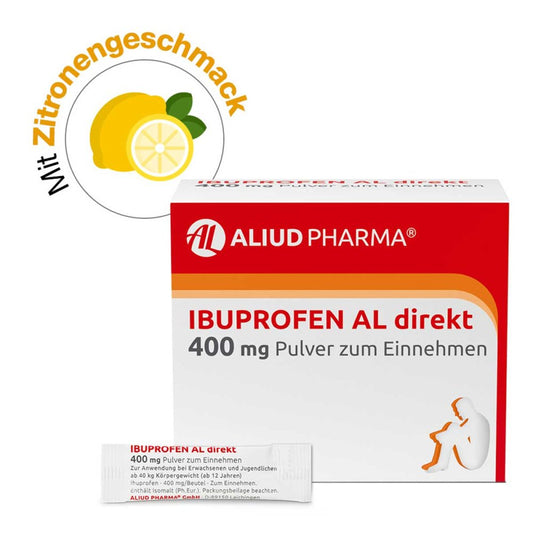 Ibuprofen Al Direkt 400 Mg Pulver Zum Einnehmen (20 stk)