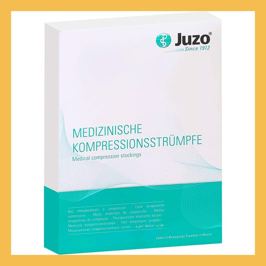 Das Produktfoto zeigt Juzo Soft K2 Ad Ex.Kurz 2 Bhb Schmal Blaub.O.Sp. (2 stk) PZN 15468447