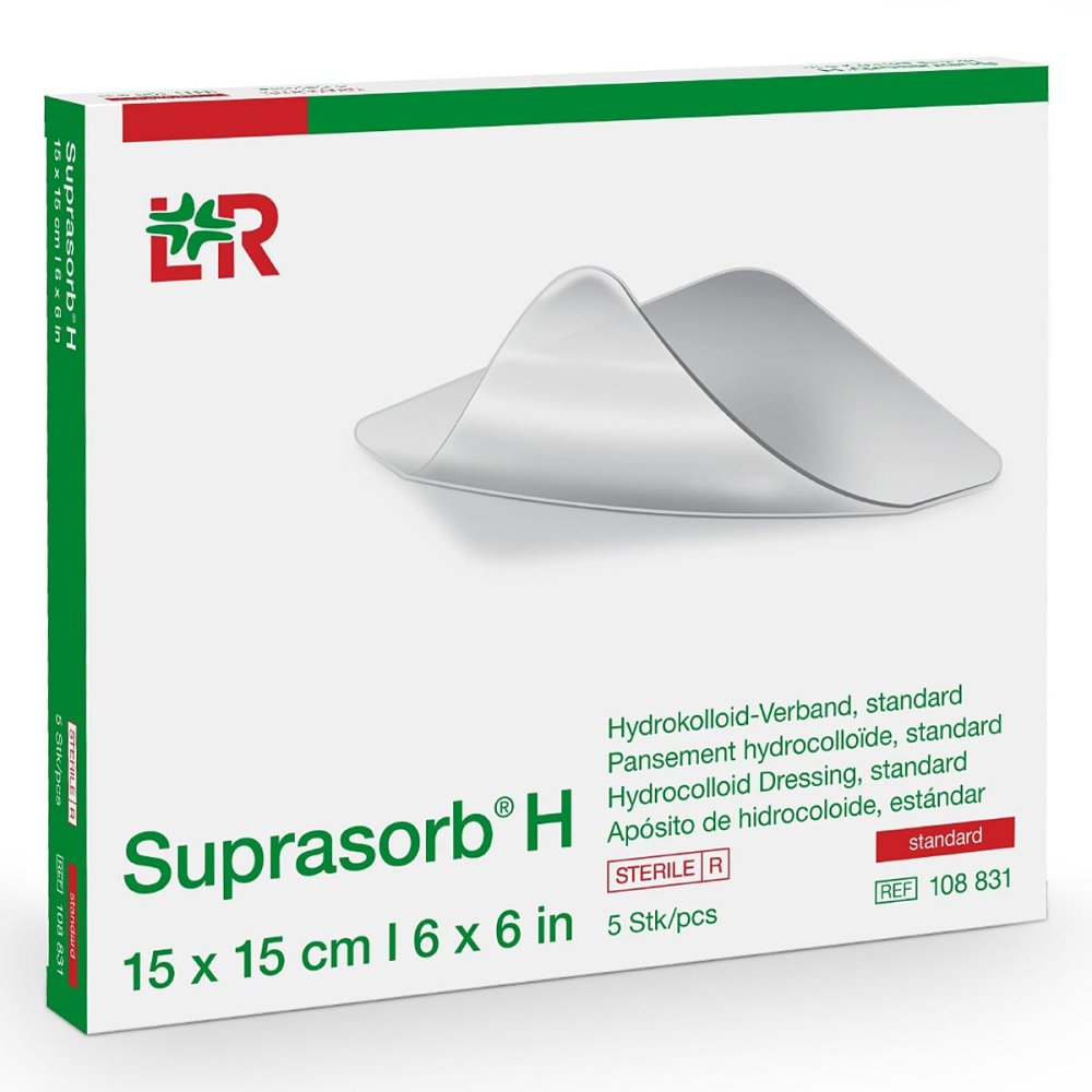 Suprasorb H Hydrokoll.Verb.Standard 15x15 Cm (5 stk)