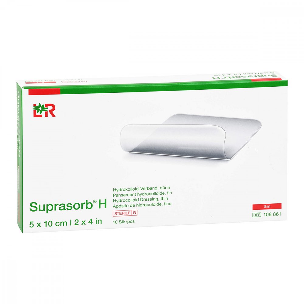 Suprasorb H Hydrokoll.Verb.Dünn 5x10 Cm (10 stk)