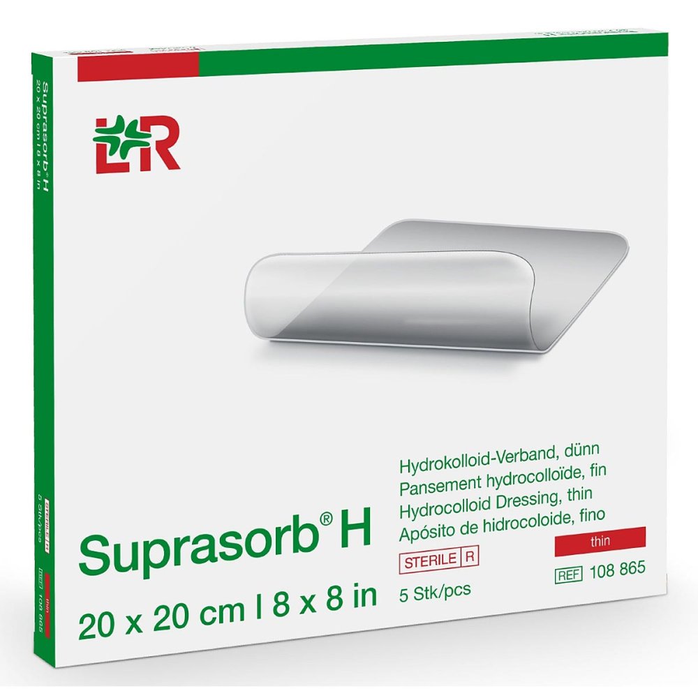 Suprasorb H Hydrokoll.Verb.Dünn 20x20 Cm (5 stk)