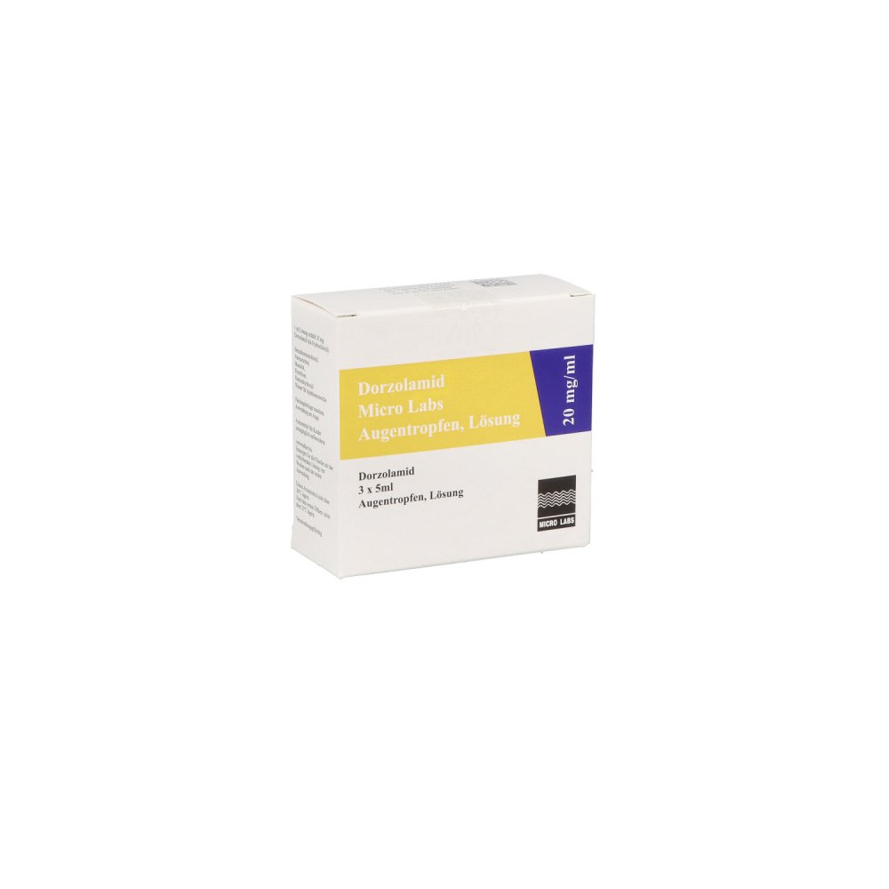 Dorzolamid Micro Labs 20 Mg/Ml Augentropfen (3X5 ml)