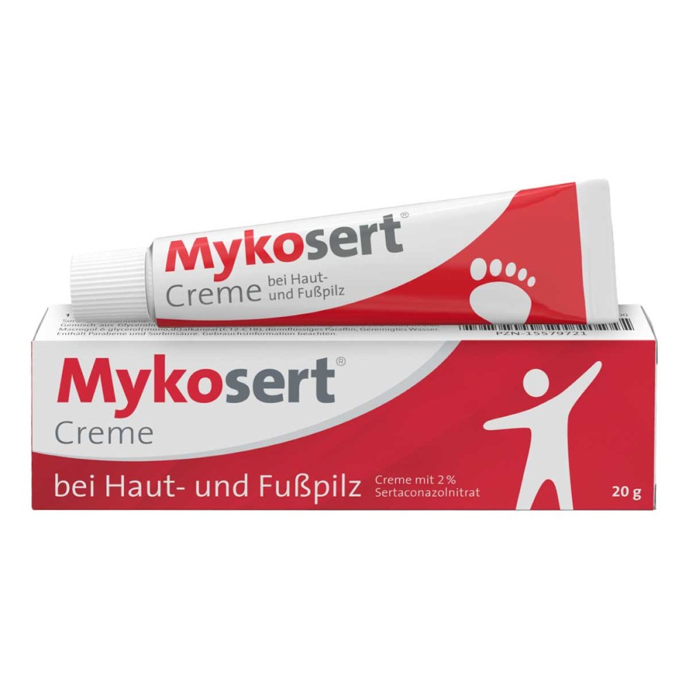 Mykosert Creme Bei Haut- Und Fußpilz (20 g)