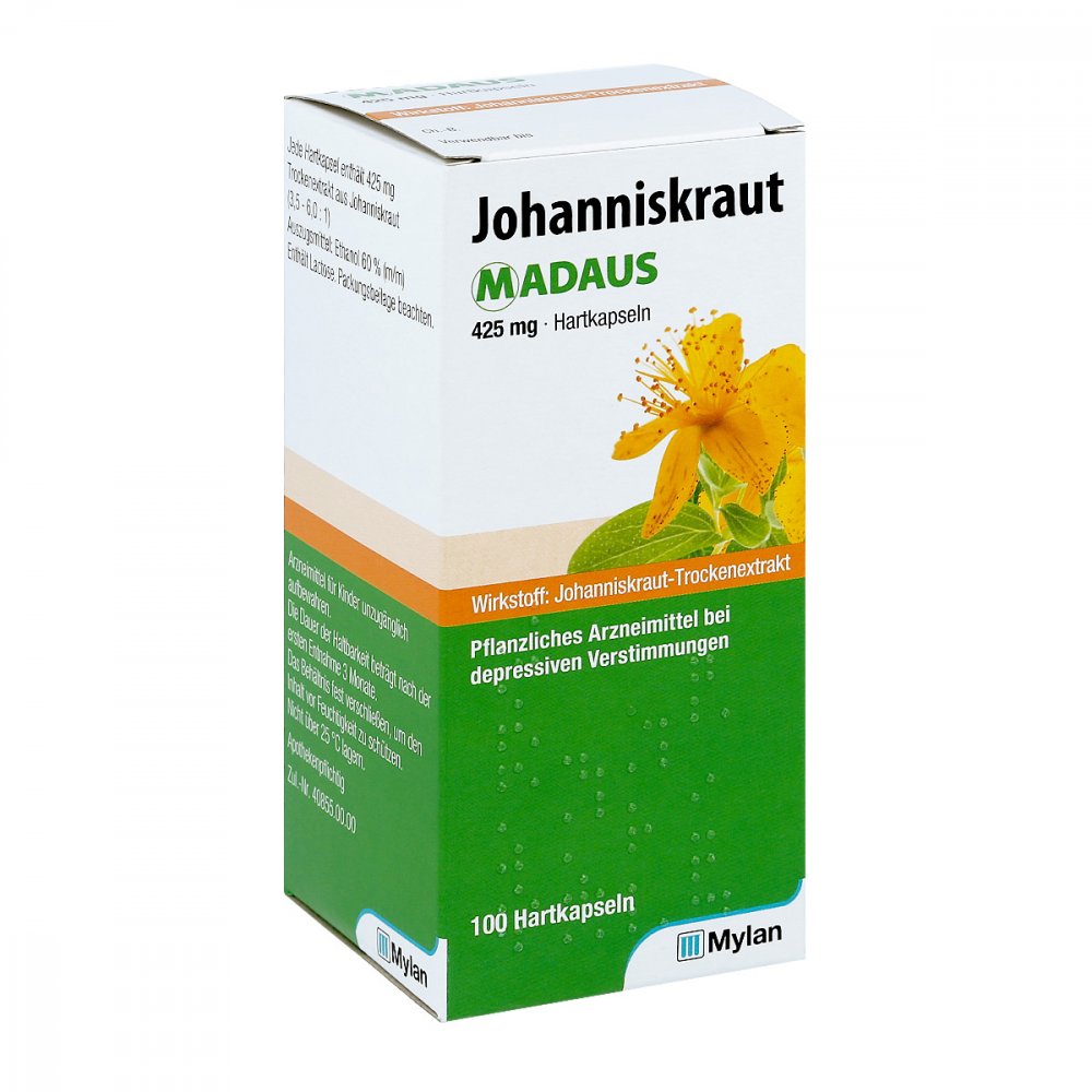 Johanniskraut Madaus 425 Mg Hartkapseln (100 stk)