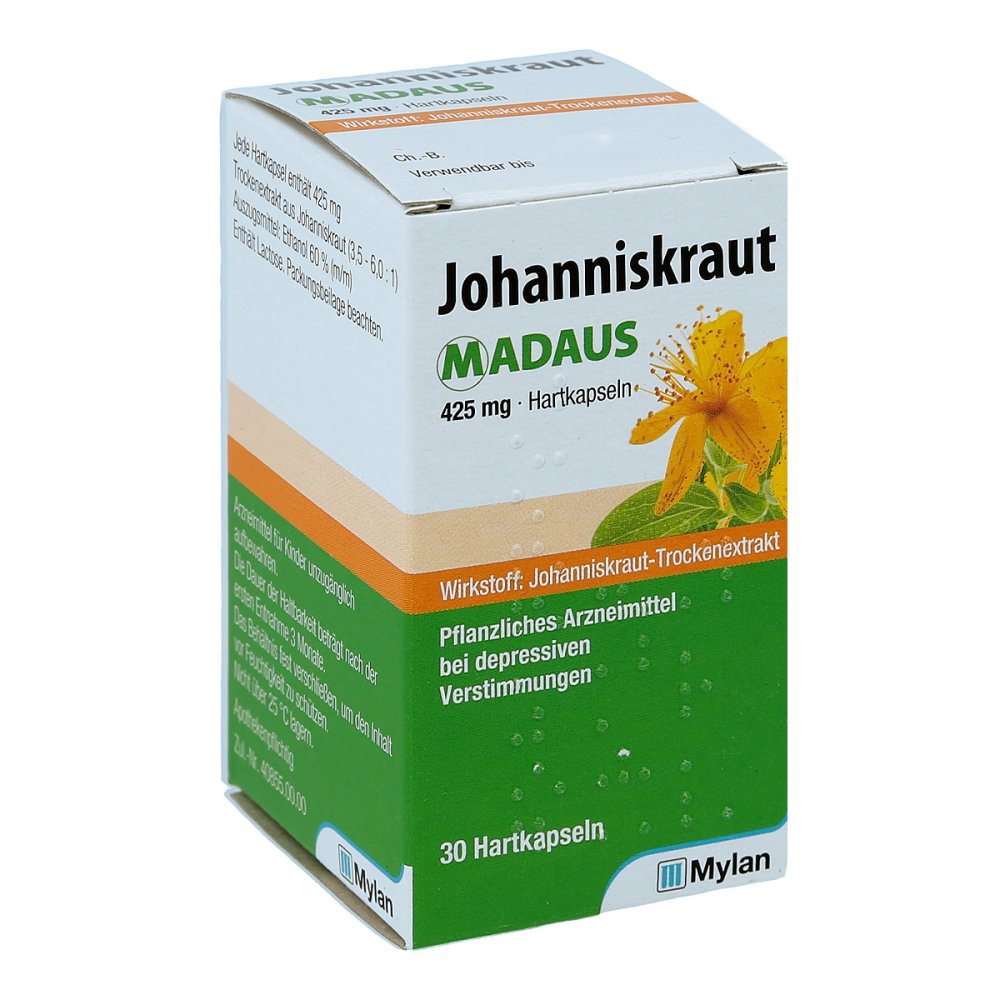 Johanniskraut Madaus 425 Mg Hartkapseln (30 stk)