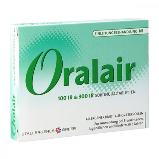 Oralair 5-Gräser Einleit.100/300 Ir Sublingualtab. (31 stk)