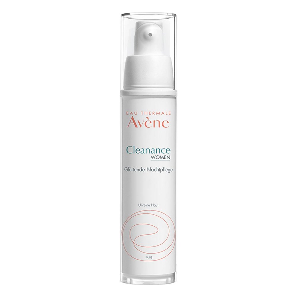 Das Produktfoto zeigt Avene Cleanance Women Glättende Nachtcreme (30 ml) PZN 15613056