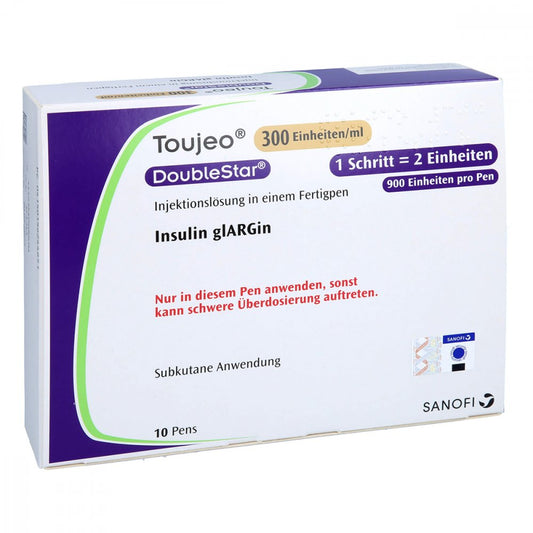 Toujeo 300 E/Ml Doublestar Inj.-Lsg.I.E.Fertigpen (10X3 ml)